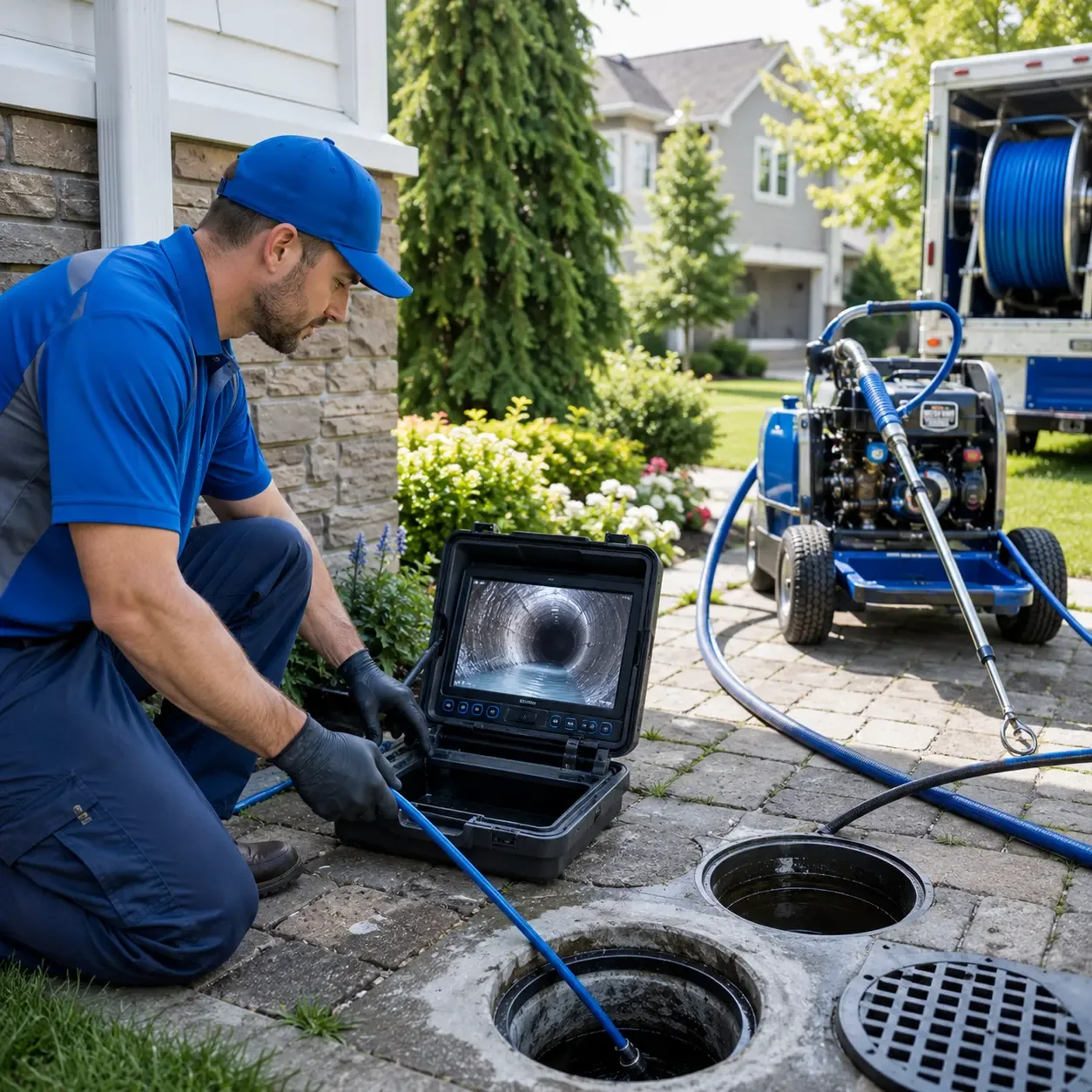 Outdoor drain cleaning professionals serving Ewing, NE